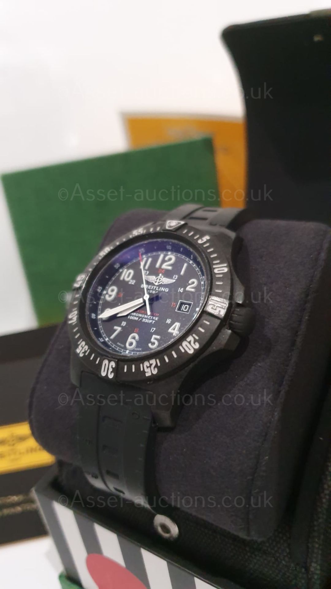 BREITLING SKYRACER 45MM MENS WATCH BOX & PAPERS *NO VAT* - Image 4 of 11