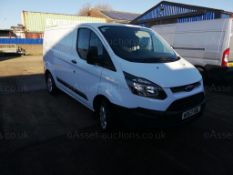 2017/67 FORD TRANSIT CUSTOM 290 WHITE PANEL VAN, 32K MILES, 2.0 DIESEL, PLY LINED *PLUS VAT*