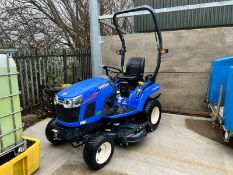 2019 ISEKI TXGS 24 4WD COMPACT TRACTOR WITH UNDERSLUNG DECK, RUNS DRIVES AND CUTS *PLUS VAT*