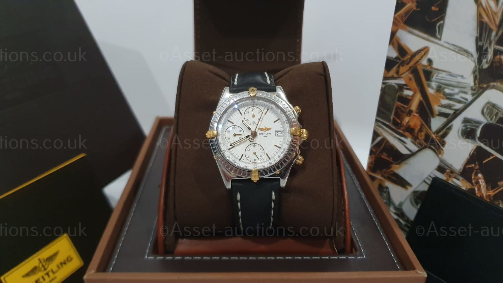 BREITLING CHRONOMAT STEEL & GOLD BI-METAL MENS WATCH *NO VAT* - Image 3 of 10