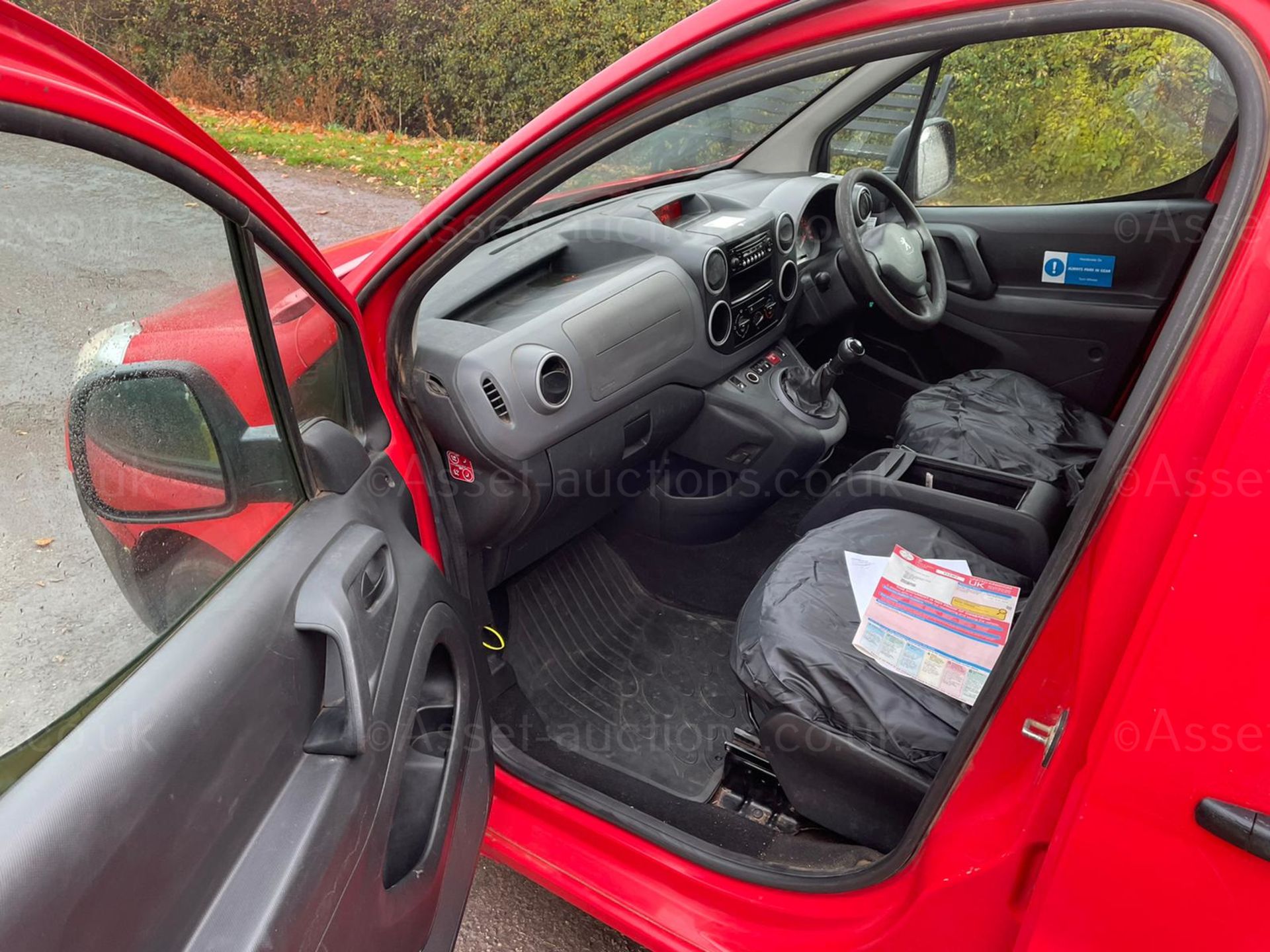 2012 PEUGEOT PARTNER 625 S L1 HDI RED PANEL VAN, 86,226 MILES, REVERSING SENSORS *PLUS VAT* - Image 13 of 20