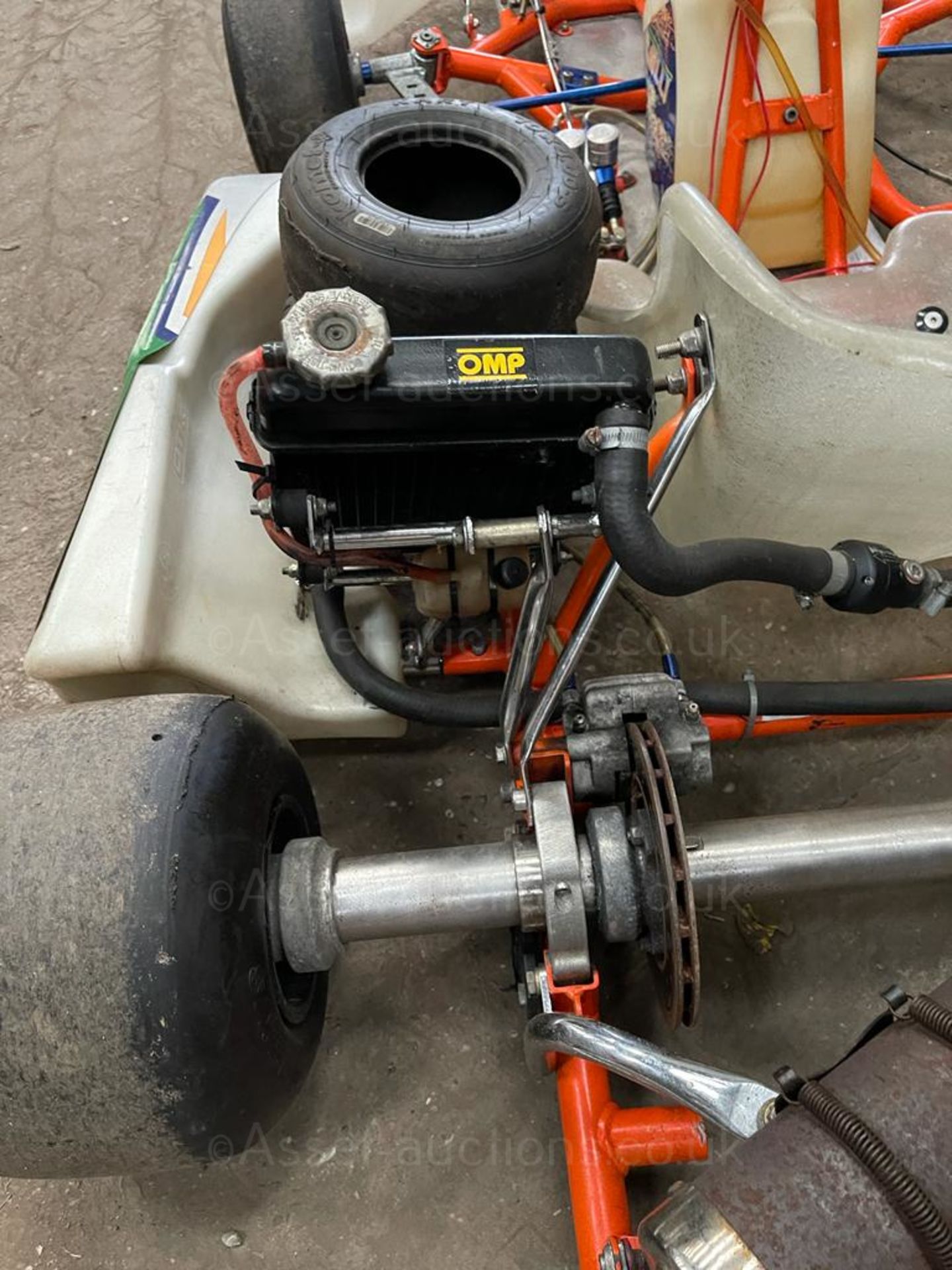 2 x 200cc GO KARTS, WHITE AND ORANGE, RED AND BLACK *PLUS VAT* - Image 8 of 16