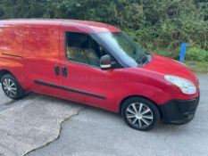 2014 FIAT DOBLO 16V MULTIJET RED PANEL VAN, 1.3 DIESEL, 108,305 MILES, MANUAL GEARBOX *PLUS VAT*