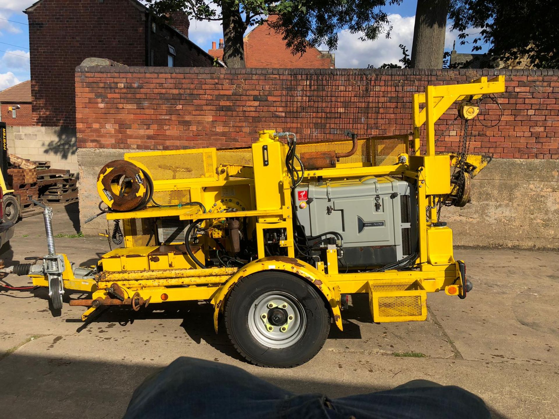 KING CABLE RECOVERY EXTRACTOR WINCH, MODEL KING/BT P/PACK. YEAR 2013, TOWABLE TRAILER *NO VAT*