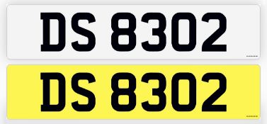 DS 8302 NUMBER PLATE, CURRENTLY ON RETENTION *NO VAT*