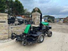 RANSOMES HR3806 RIDE ON LAWN MOWER, RUNS WORKS AND CUTS, 814 RECORDED HOURS, 4 WHEEL DRIVE *NO VAT*