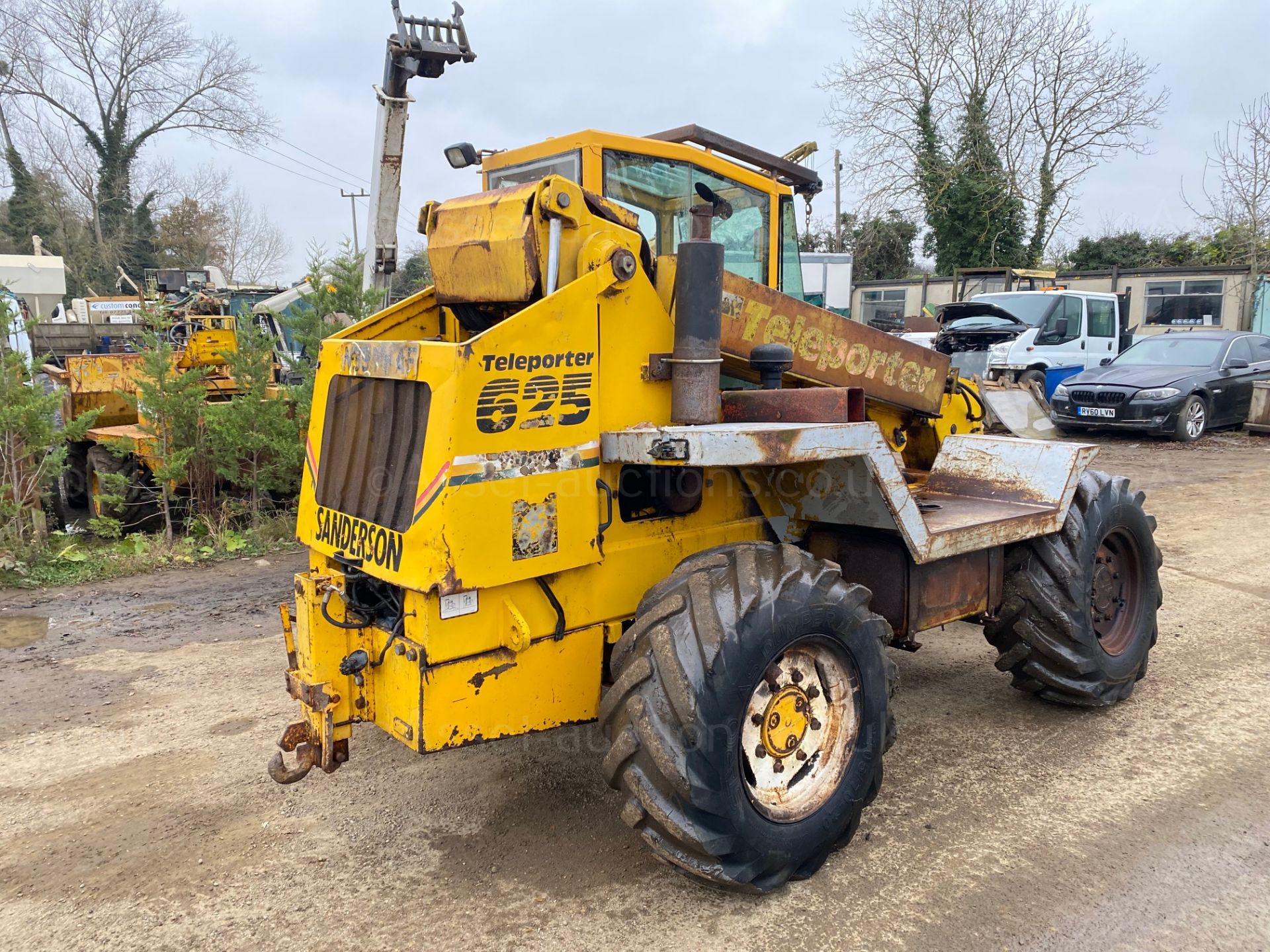 1995 N REG SANDERSON 625 TELESCOPIC FORKLIFT, 6300 HOURS, PERKINS TURBO ENGINE *PLUS VAT* - Image 3 of 8