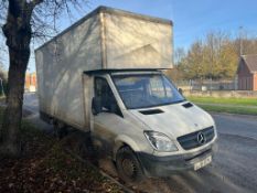 2011 MERCEDES-BENZ SPRINTER 313 CDI WHITE VAN, 278k MILES, 17ft DROPWELL *NO VAT*