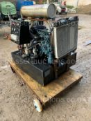 KUBOTA DIESEL GENERATOR, UNTESTED *PLUS VAT*