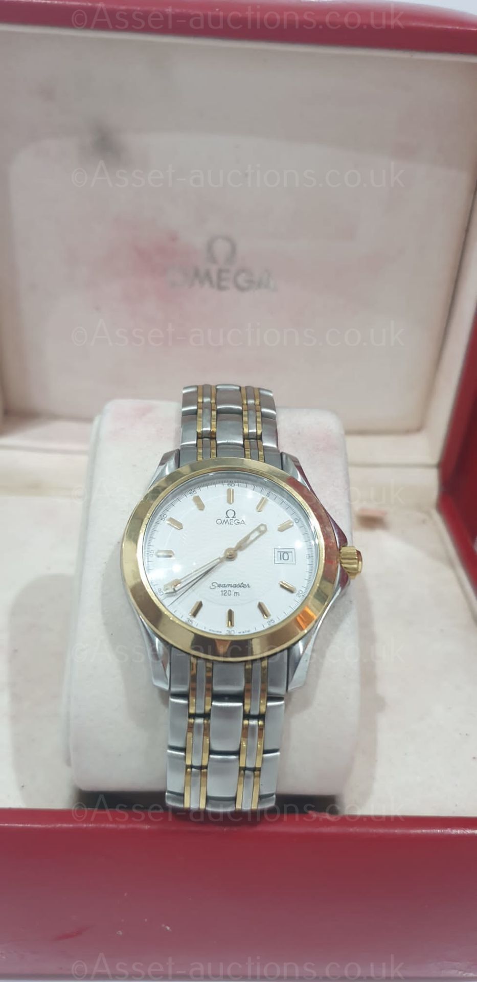 Omega Seamaster Professional 120m 18KT Gold & Steel Mens Watch *NO VAT* - Image 11 of 11