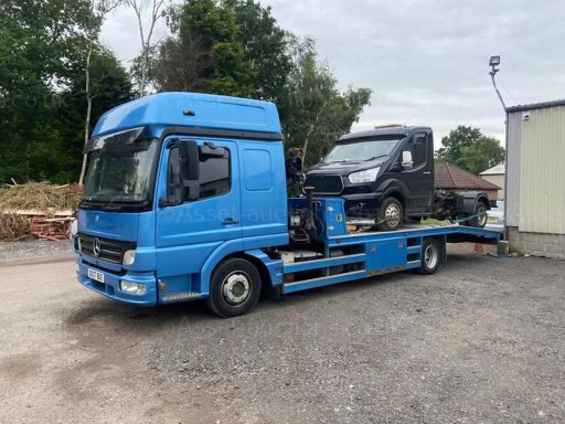 2007 (07) MERCEDES ATEGO 7.5 ton HIAB RECOVERY TRUCK, IDEAL FOR BANGER RACING *NO VAT* - Image 2 of 9