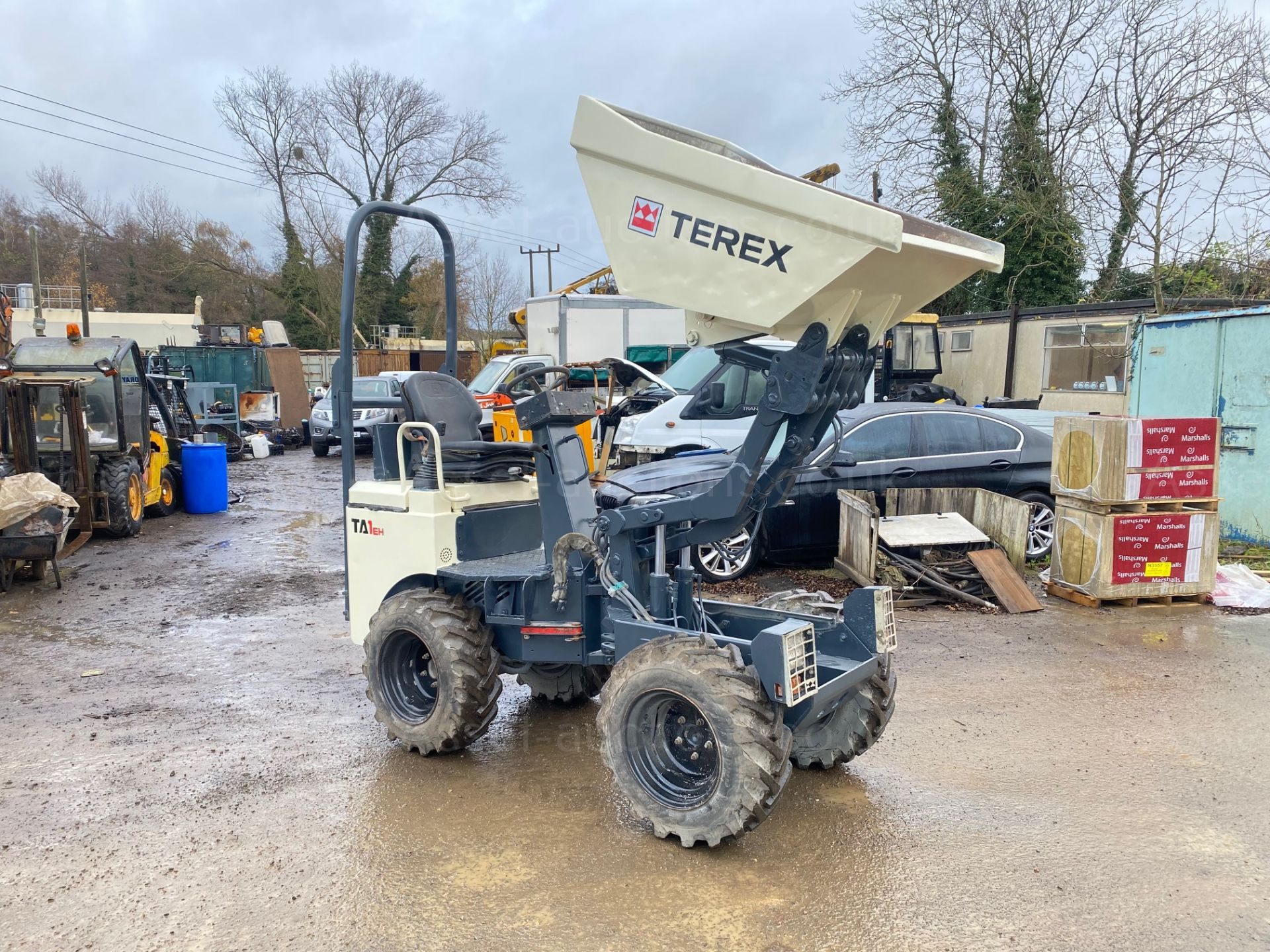 2007 TEREX 1 TON HIGH TIP DUMPER, 860 HOURS, GOOD TYRES, START FIRST GO AND RUNS WELL *PLUS VAT* - Image 5 of 5