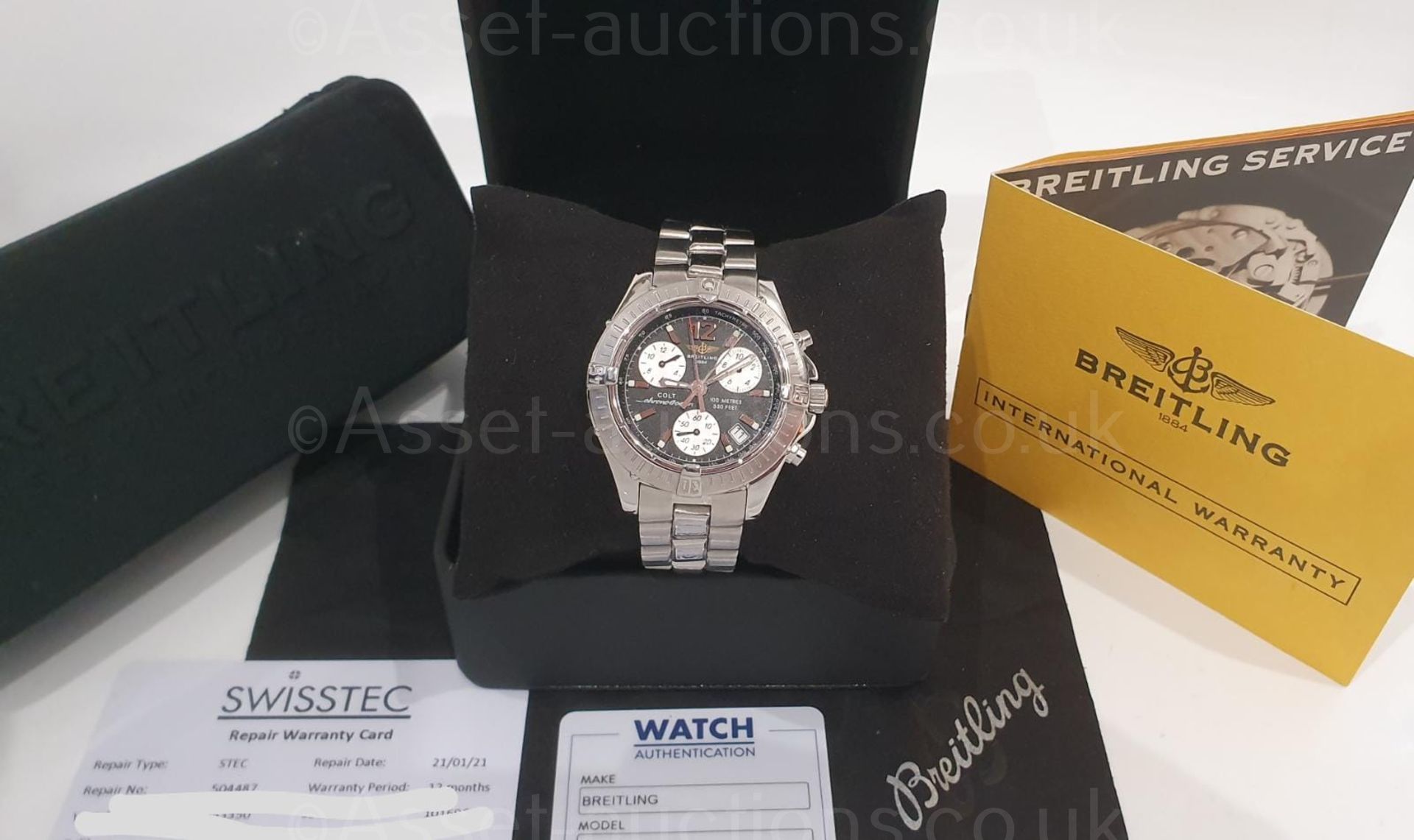 BREITLING CHRONO OCEAN MENS SWISS WATCH *NO VAT* - Image 2 of 18