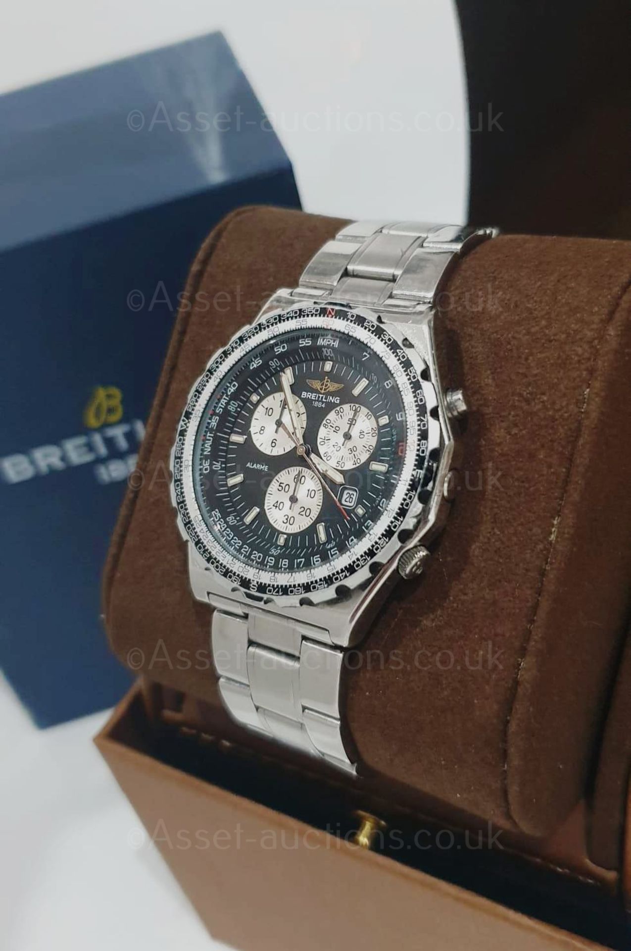 BREITLING NAVITIMER PILOT CHRONOGRAPH MENS SWISS WATCH *NO VAT* - Image 4 of 10