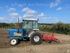 FORD 2120 TRACTOR WITH CULTIVATOR, 4 WHEEL DRIVE, STILL IN USE, RUNS AND WORKS *NO VAT*