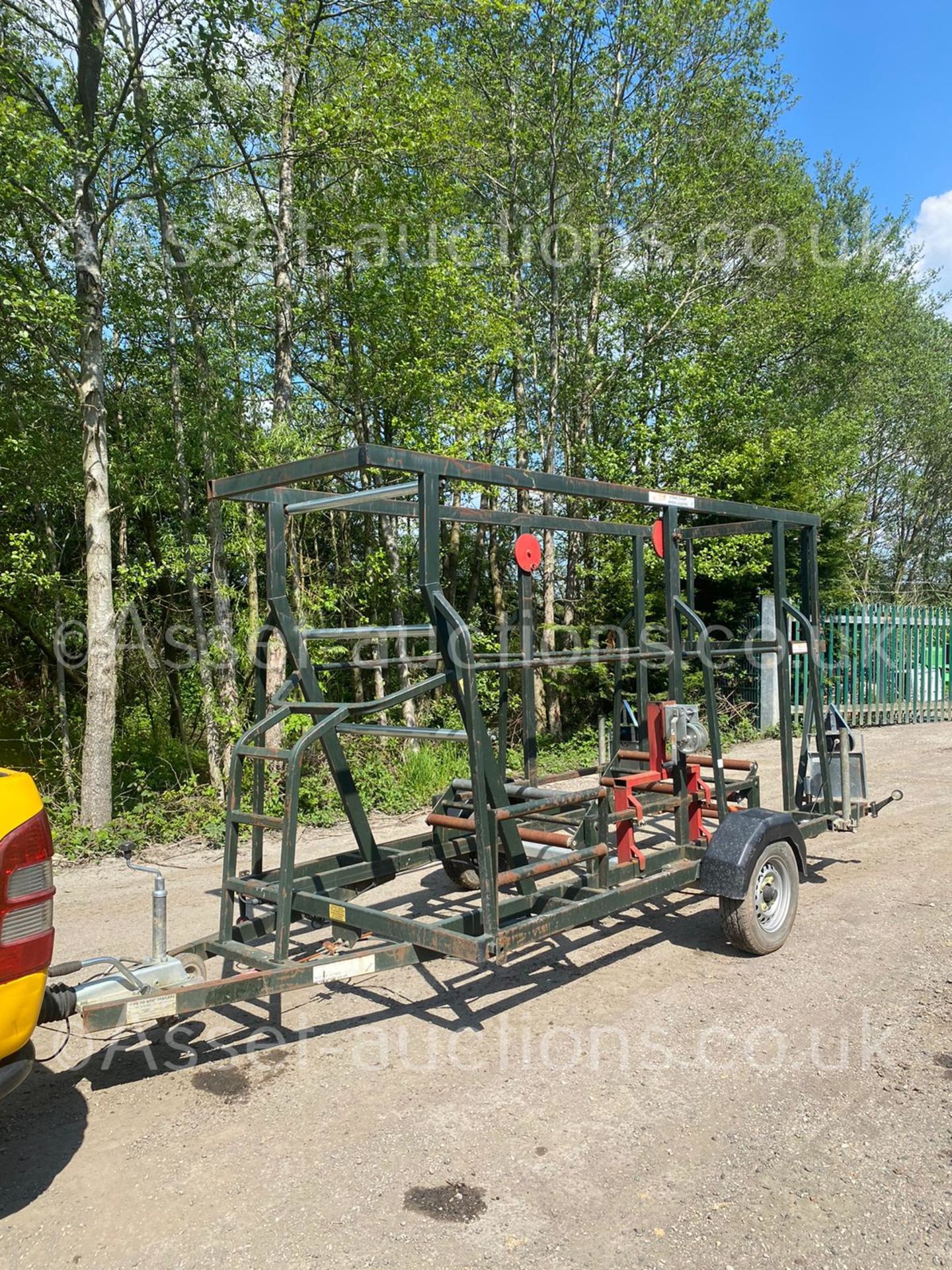 2008 U-MOLE LTD SINGLE AXLE PIPE TRAILER, TOWS WELL *PLUS VAT* - Image 9 of 12