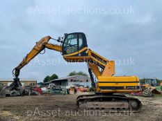 2009 JCB JS160LC 16 TON STEEL TRACKED EXCAVATOR, RUNS DRIVES AND WORKS WELL, HIGH RISING CAB