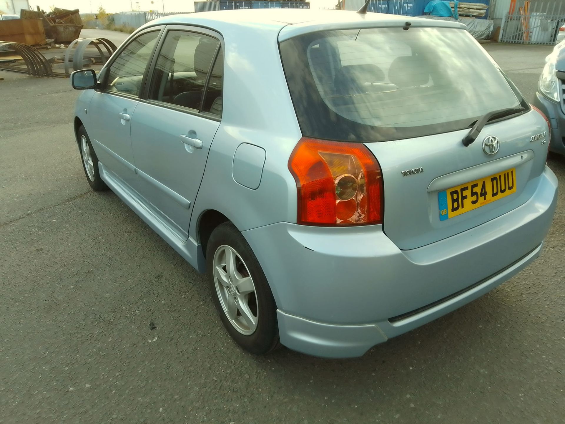 2005/54 TOYOTA COROLLA T3 VVTI BLUE HATCHBACK, 1.4 PETROL, SHOWING 88,551 MILES *NO VAT* - Image 4 of 11