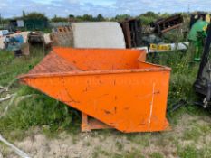 2017 CONQUIP TIPPING SKIP, 2000kg RATED CAPACITY, SUITABLE FOR PALLET FORKS *PLUS VAT*