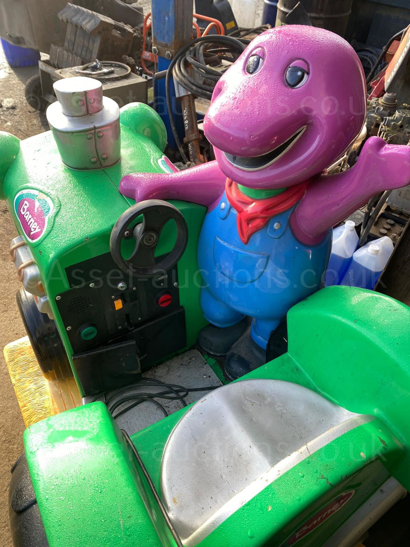 BARNEY KIDS COIN RIDE, 1 POUND TO PLAY, WORKING CONDITION *PLUS VAT* - Image 2 of 5