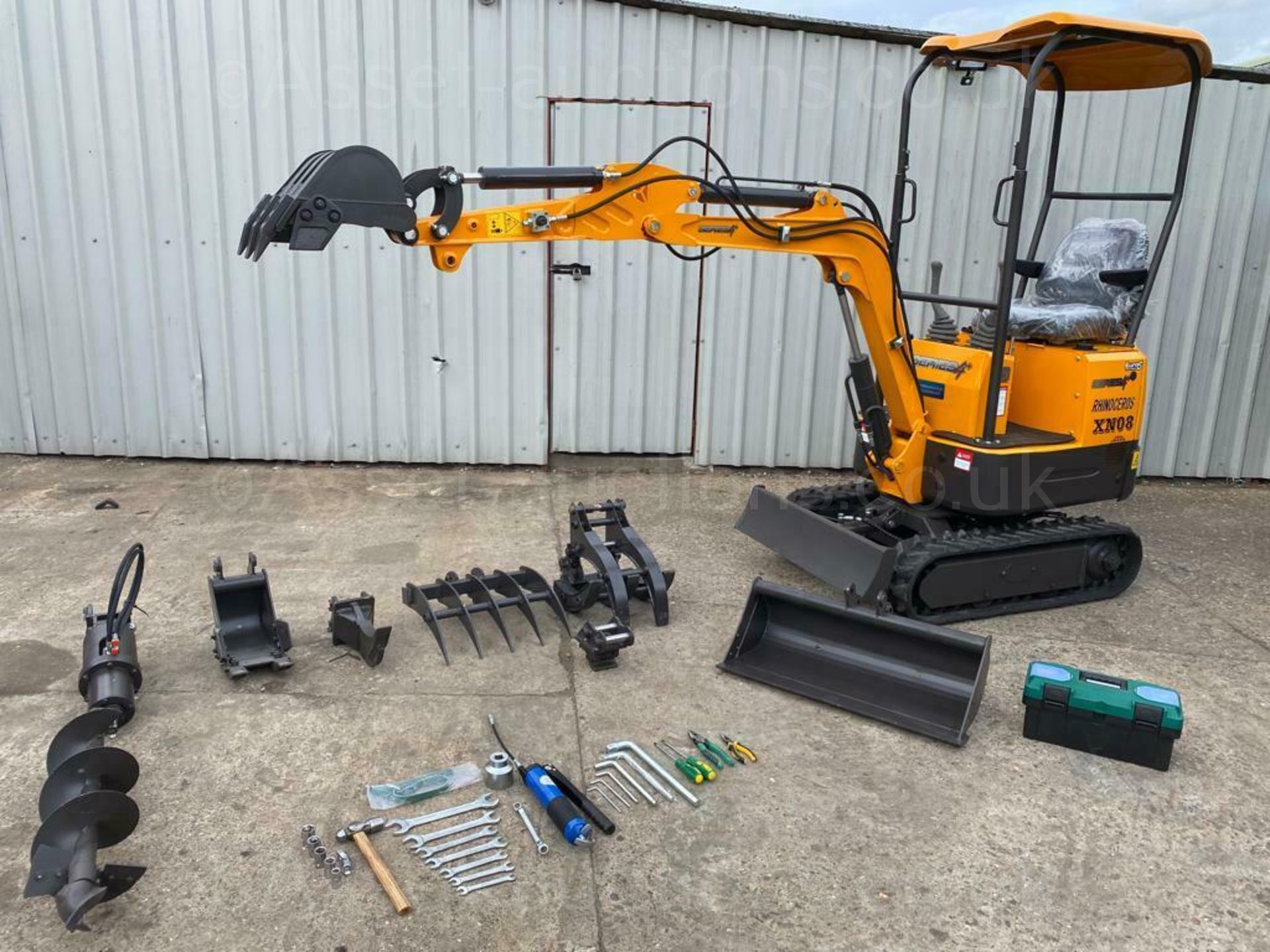 MINI EXCAVATOR RHINOCEROS XN08 SERIES 4+, BRAND NEW 2021, LATEST MODEL, PACKAGE DEAL *PLUS VAT* - Image 2 of 3