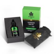 50 BOTTLES OF 30ml 500mg CBD, 25 x NATURAL, 25 x MINT, RRP £2250 *PLUS VAT*