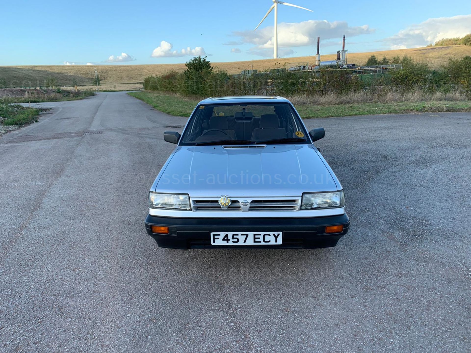 1989 NISSAN BLUEBIRD LX SILVER HATCHBACK, 63K MILES, 1.6 PETROL, POWER STEERING 80s CLASSIC *NO VAT* - Image 2 of 11