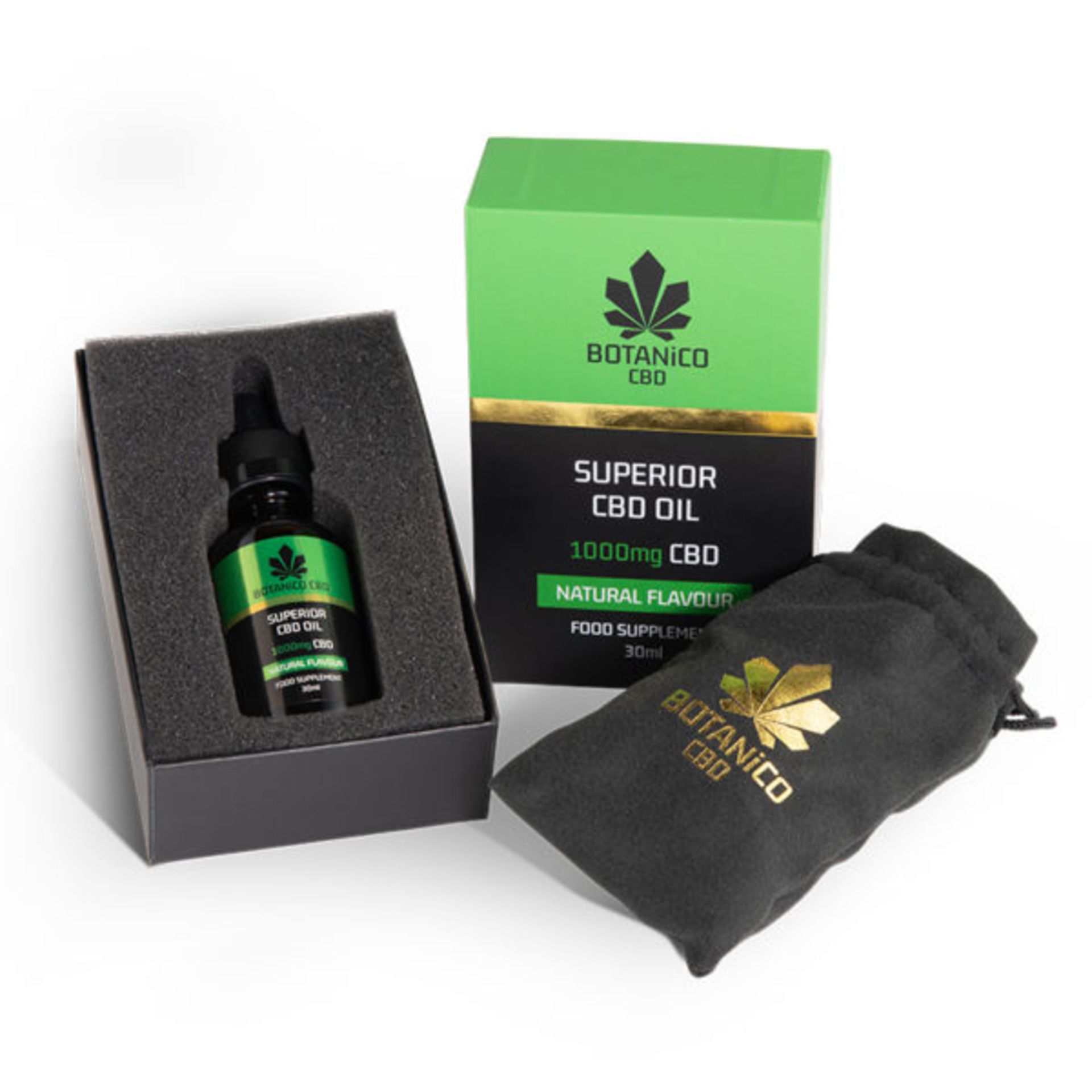 10 BOTTLES OF 30ml NATURAL 1000mg CBD *PLUS VAT*