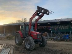 2002 MASSEY FERGUSON 6270 POWER CONTROL 100hp 4WD TRACTOR WOTH FRONT LOADER AND SPIKE *PLUS VAT*