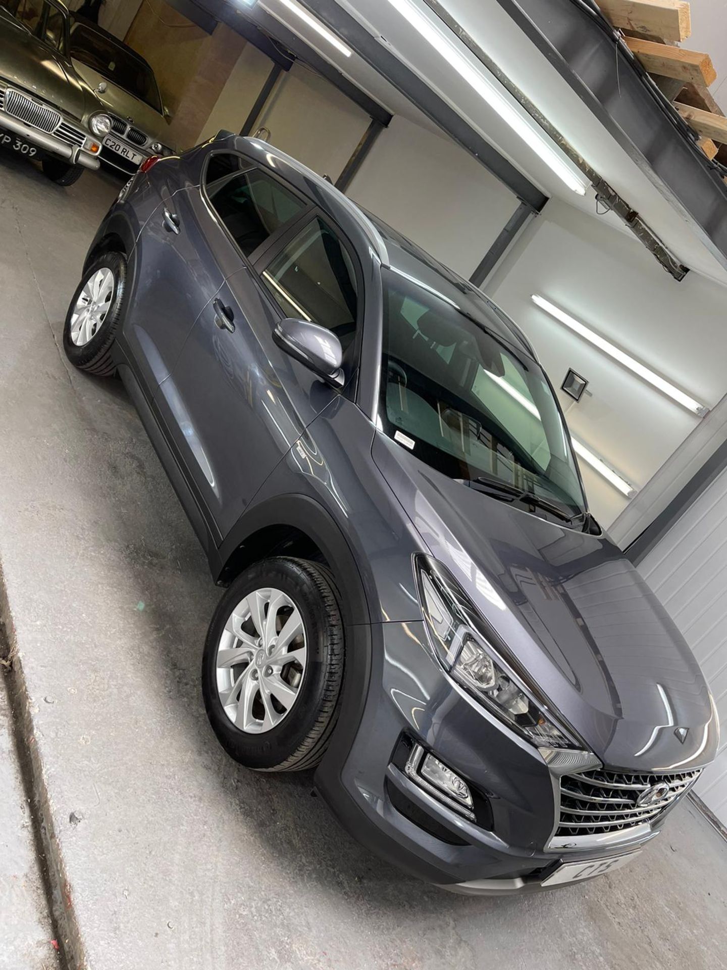 2020 HYUNDAI TUCSON SE NAV48V MHEV CRD HYBRID GREY ESTATE, ONLY 9982 MILES FROM NEW *PLUS VAT* - Image 2 of 16