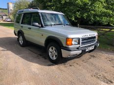 2002 LAND ROVER DISCOVERY TD5 GS SILVER ESTATE, 2.5 DIESEL ENGINE, 201,163 MILES *NO VAT*