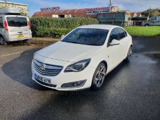 2016/66 VAUXHALL INSIGNIA SRI NAV VXLNE CDTI SS WHITE HATCHBACK, SHOWING 118,544 MILES *NO VAT*