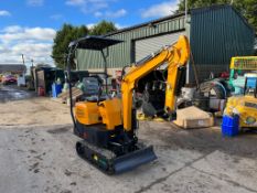 NEW AND UNUSED ATTACK AT10 1 TON DIESEL MINI DIGGER, RUNS DRIVES AND DIGS, CANOPY *PLUS VAT*