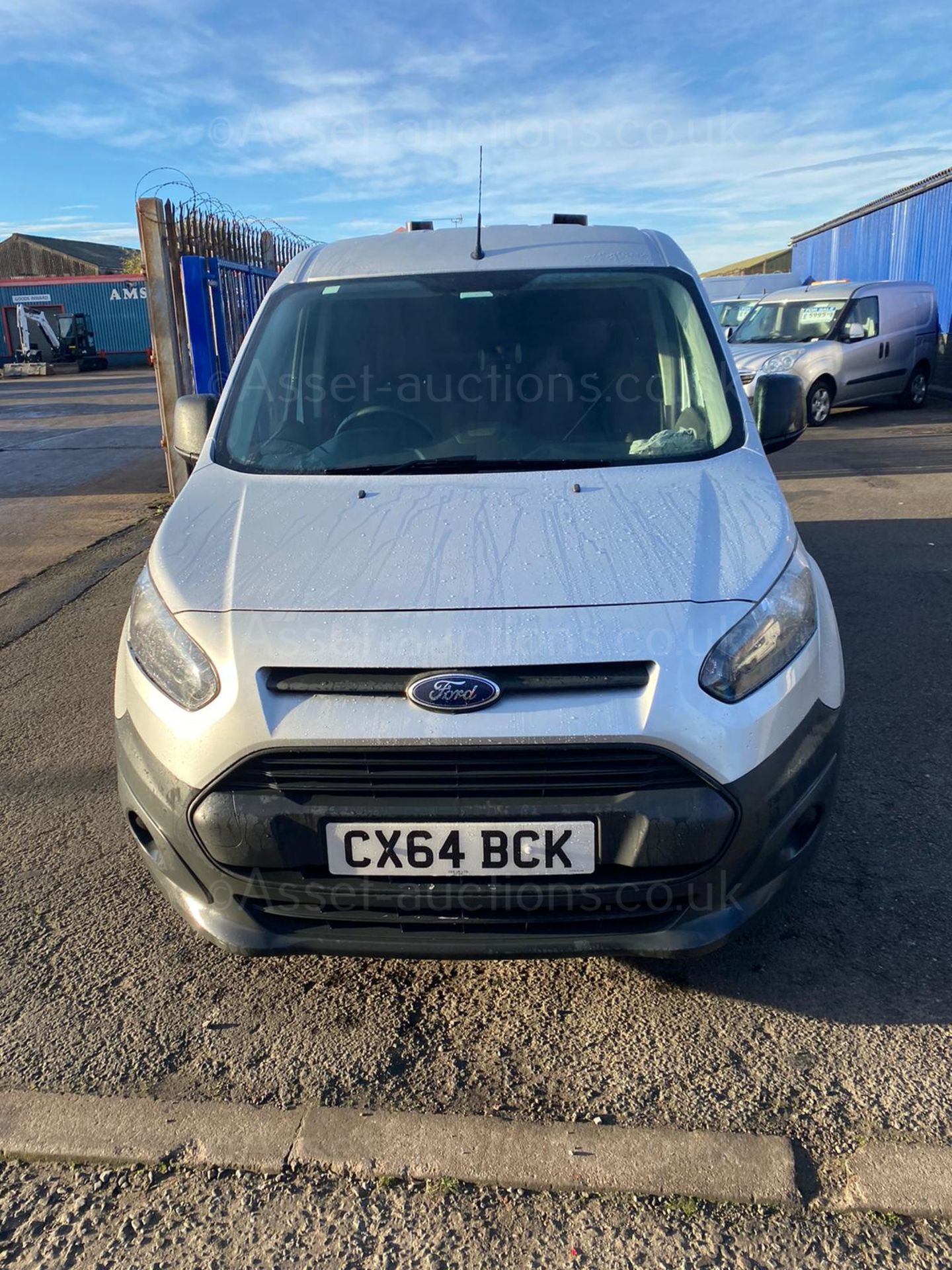 2014/64 FORD TRANSIT CONNECT 240 SILVER LWB DOG VAN, 73K MILES WITH FSH, 2 LARGE DOG CAGES *PLUS VAT - Image 2 of 10