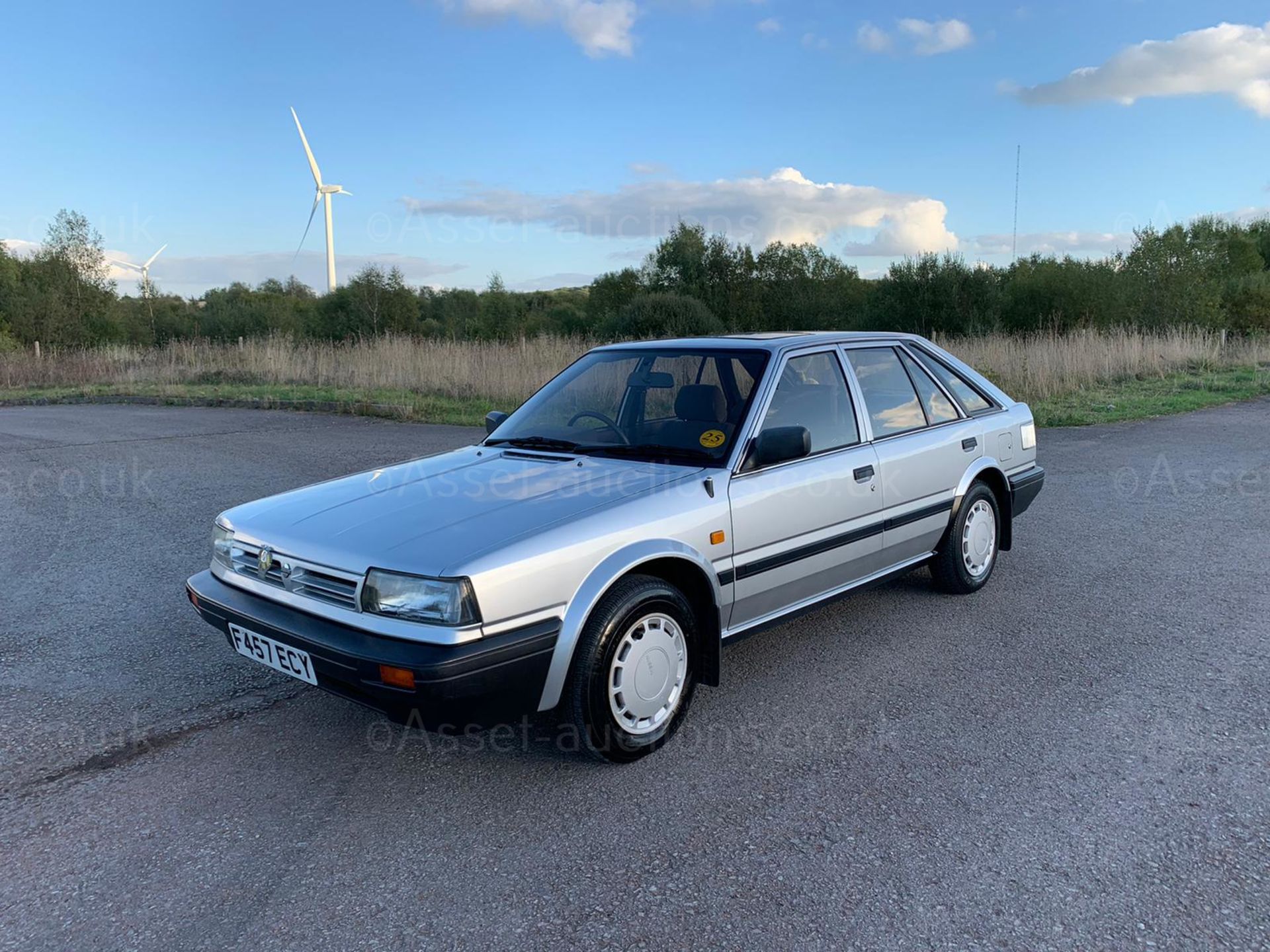 1989 NISSAN BLUEBIRD LX SILVER HATCHBACK, 63K MILES, 1.6 PETROL, POWER STEERING 80s CLASSIC *NO VAT* - Image 3 of 11