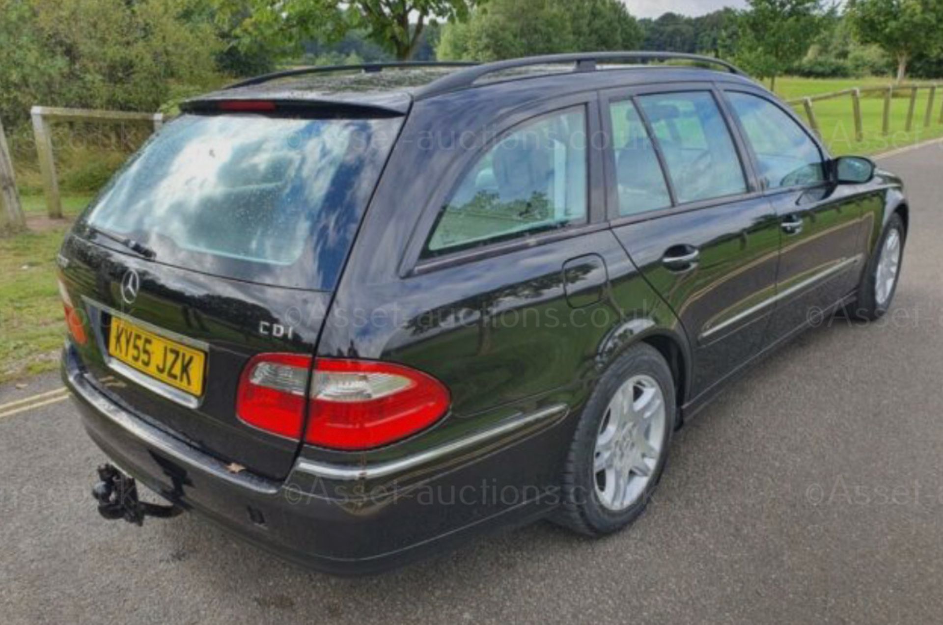 2005 MERCEDES E280 CDI AVANTGARDE AUTO BLACK ESTATE, 3.0 DIESEL ENGINE, 107K MILES *NO VAT* - Image 5 of 10