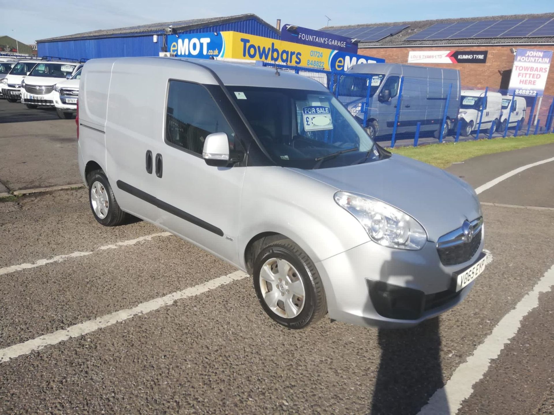 2015 VAUXHALL COMBO 2000 L1H1 CDTI S/S SPORT SILVER PANEL VAN, 1.3 DIESEL, 83K MILES *PLUS VAT* - Image 3 of 9