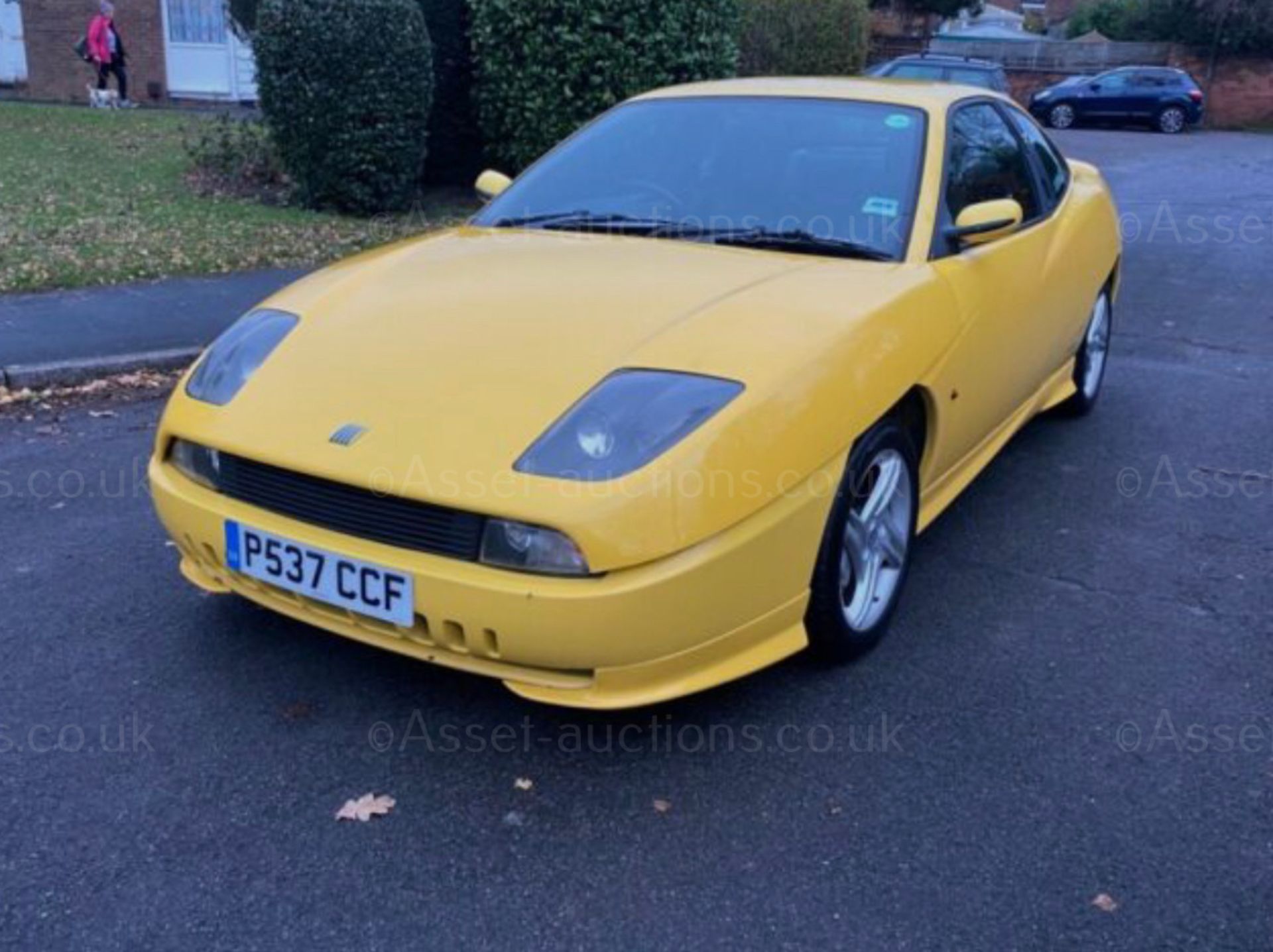 1996 FIAT COUPE 20V TURBO YELLOW SALOON, 2.0 PETROL ENGINE, SHOWING 95K MILES *NO VAT* - Image 3 of 12