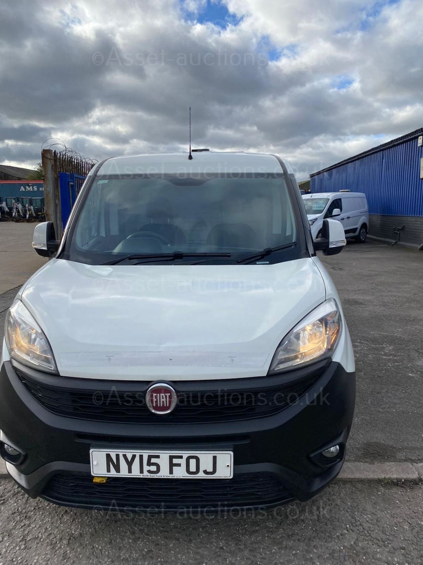 2015 FIAT DOBLO SX MULTIJET LWB WHITE PANEL VAN, 76K MILES, 1248cc DIESEL, TWIN SIDE DOOR *PLUS VAT* - Image 2 of 11