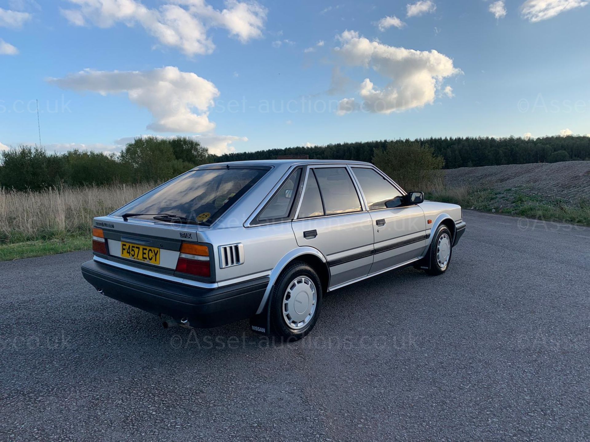 1989 NISSAN BLUEBIRD LX SILVER HATCHBACK, 63K MILES, 1.6 PETROL, POWER STEERING 80s CLASSIC *NO VAT* - Image 7 of 11