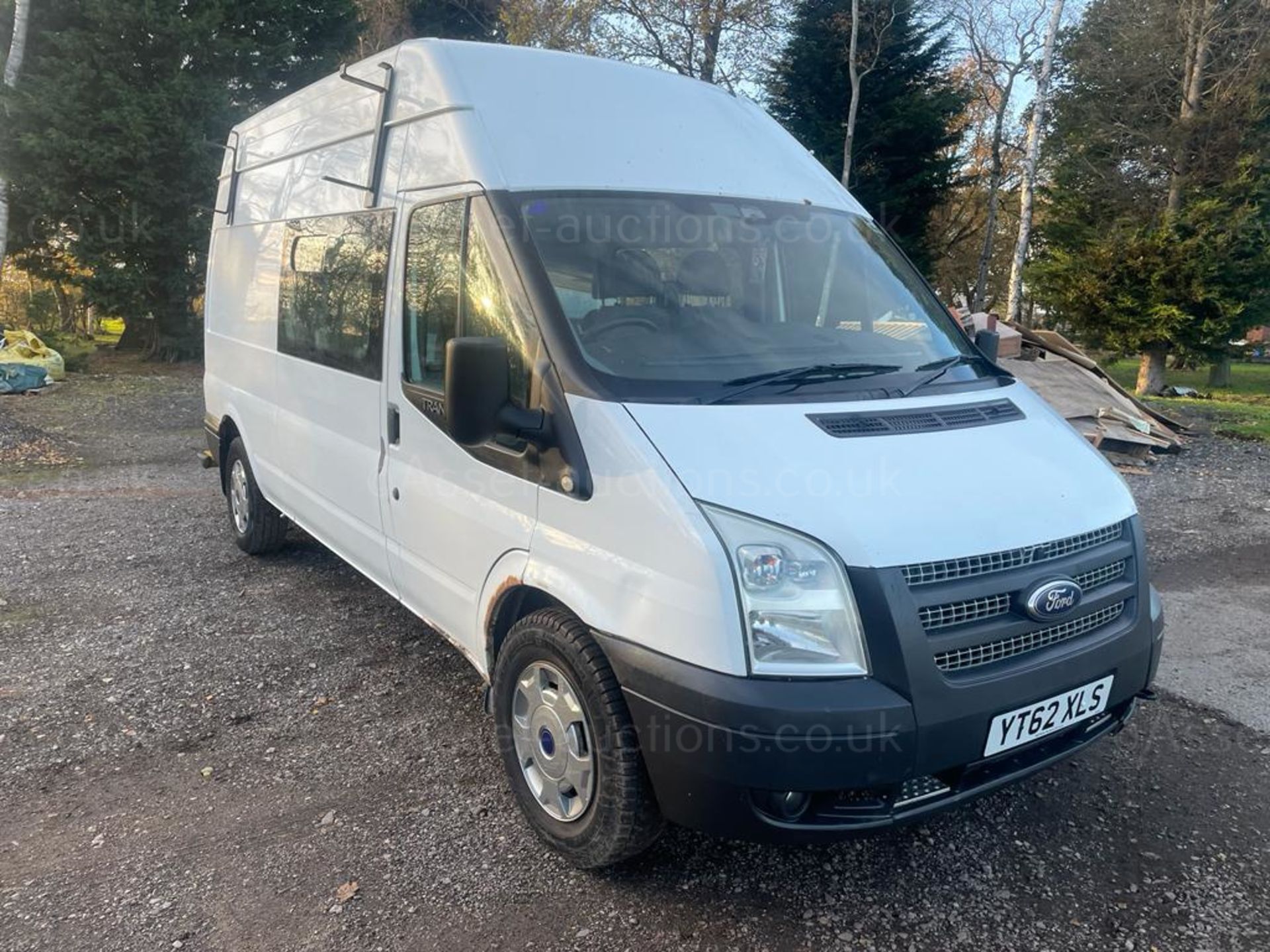 2012 FORD TRANSIT 100 T350 RWD WHITE WELFARE VAN, 125K MILES, 2.2 DIESEL, 6 SEATS *PLUS VAT*