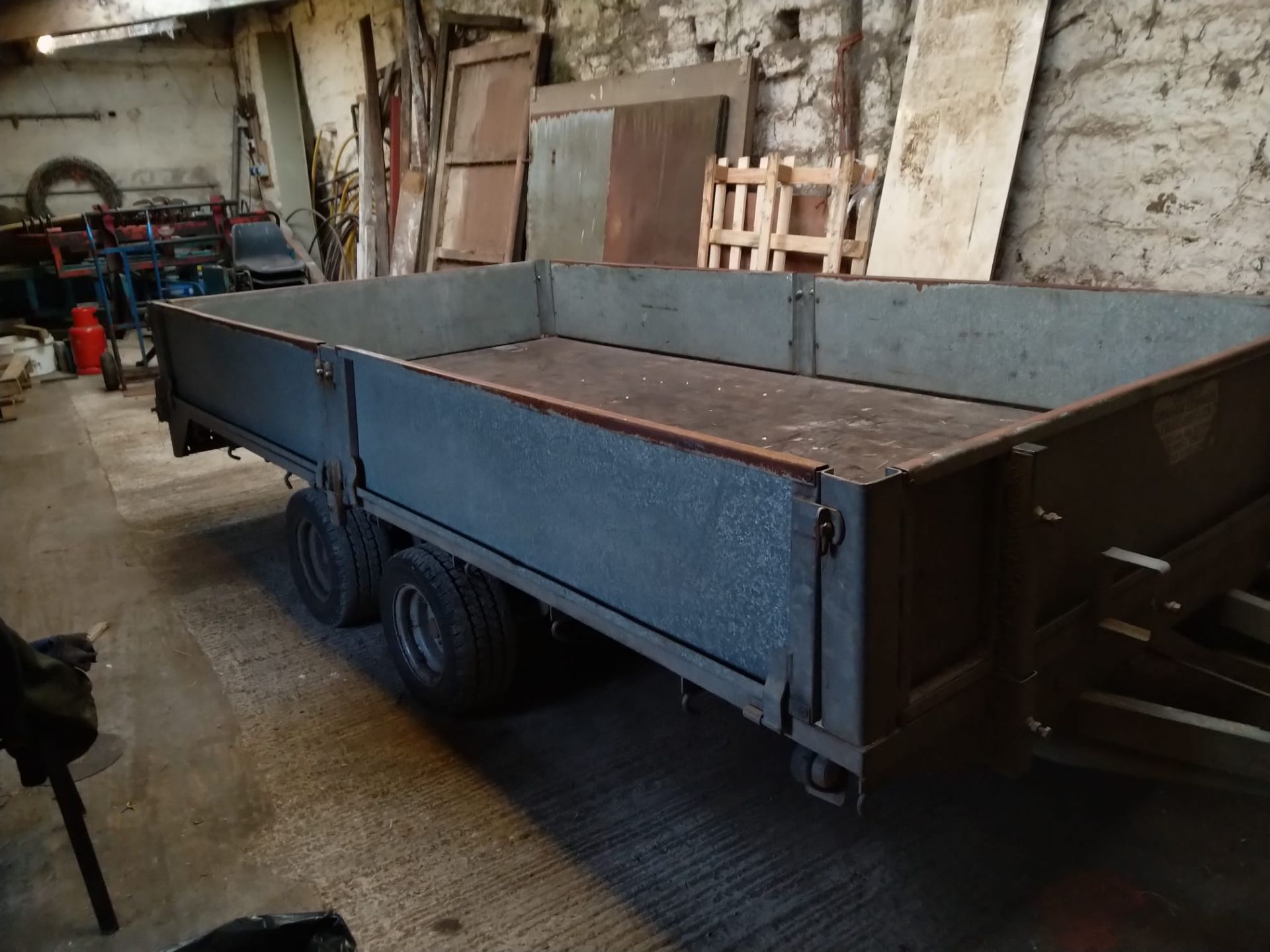 GRAHAM EDWARDS 12ft FLATBED TRAILER WITH RAMPS, FULLY GALVANIZED *NO VAT* - Image 2 of 6