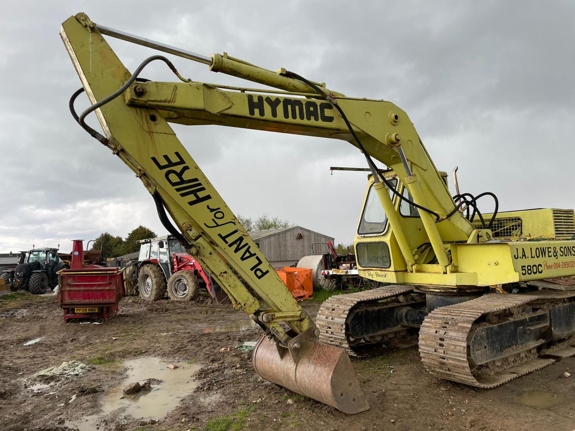 HYMAC 580C DIGGER / EXCRAVATOR, RUNS DRIVES AND DIGS *PLUS VAT* - Image 3 of 11