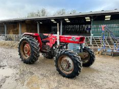 MASSEY FERGUSON 175 54hp 4WD TRACTOR, RUNS AND DRIVES, ALL TERRAIN TYRES *PLUS VAT*