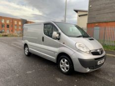 2012 VAUXHALL VIVARO 2700 SPORTIVE CDTI SWB SILVER PANEL VAN, 2.0 DIESEL, 144,047 MILES *NO VAT*