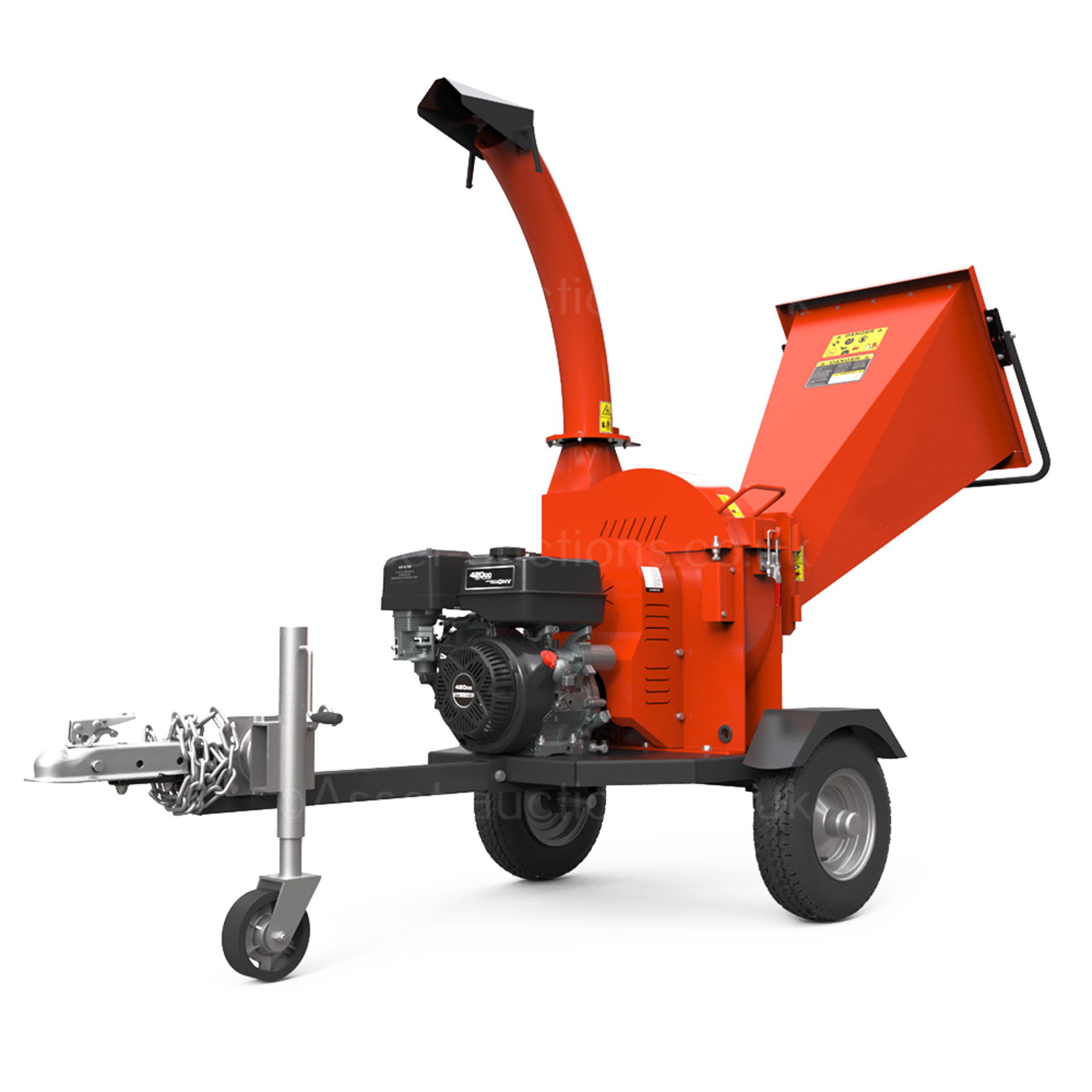 BRAND NEW AND UNUSED DGS1500 420CC 4.5” TOWABLE PETROL WOOD CHIPPER *NO VAT* - Image 7 of 11