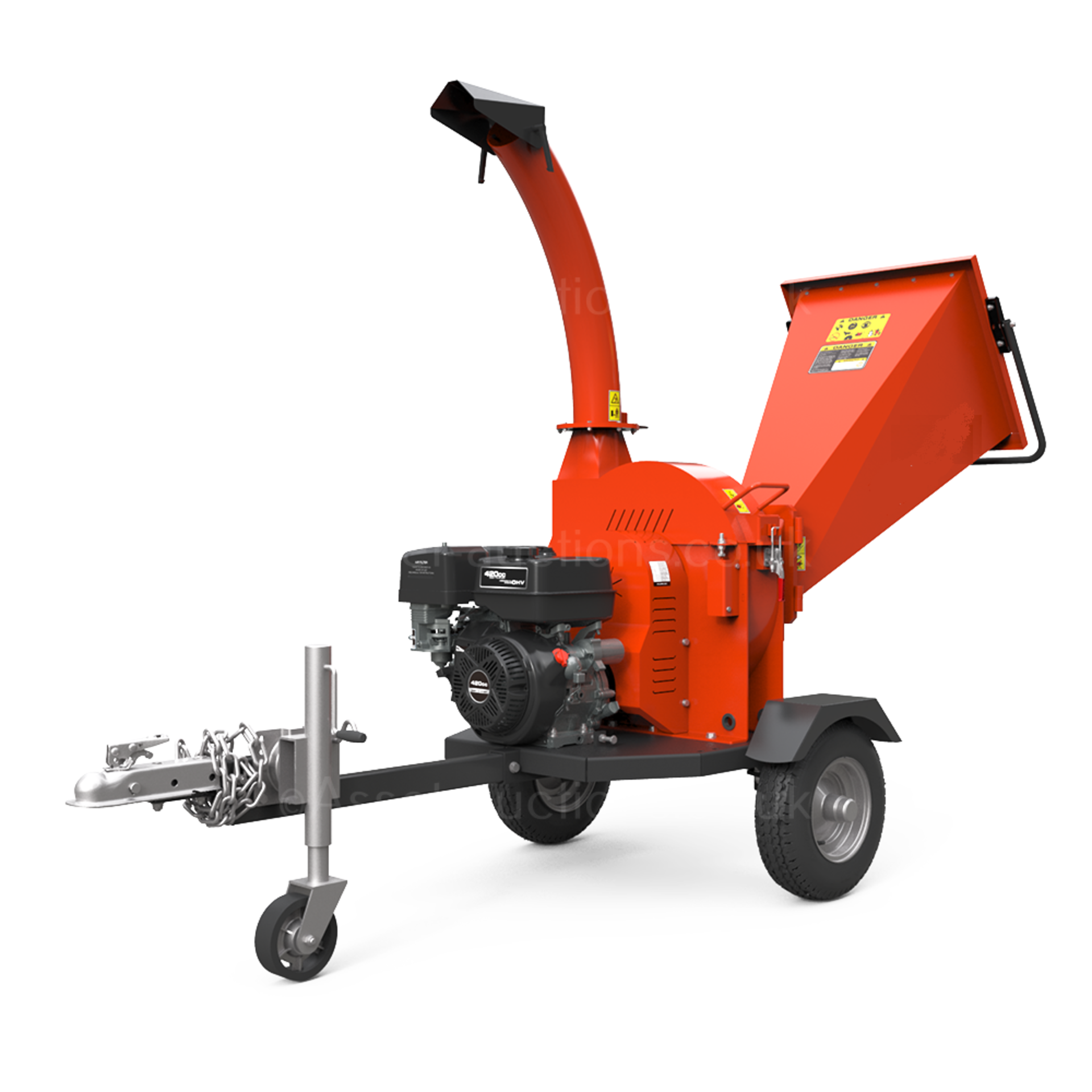 BRAND NEW AND UNUSED DGS1500 420CC 4.5” TOWABLE PETROL WOOD CHIPPER *NO VAT* - Image 9 of 11