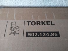6 x IKEA OFFICE CHAIRS, TORKEL DESIGNS, USED ONCE *NO VAT*