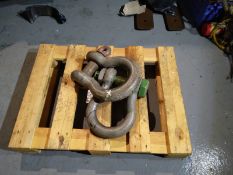 2 x 35 TON LIFTING SHACKLES *NO VAT*