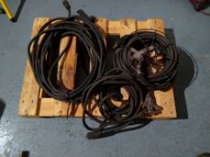 WELDING CABLE WITH DINSE PLUG ENDS, 13mm COPPER EARTH/GROUND CABLE EXTENSIONS *NO VAT*